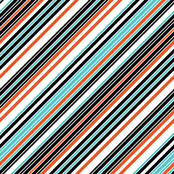 Seamless Pattern Oblique Colored Lines — Stock Vector