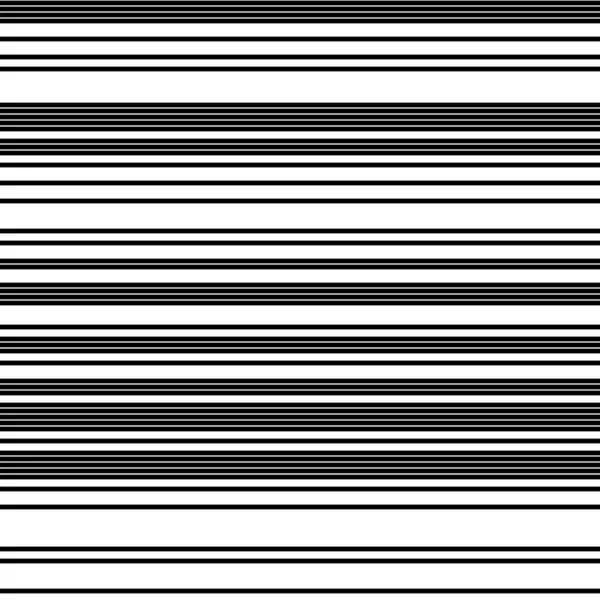 水平黑线无缝图案 — 图库矢量图片