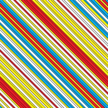 Eğimli renkli çizgileri olan pürüzsüz desen