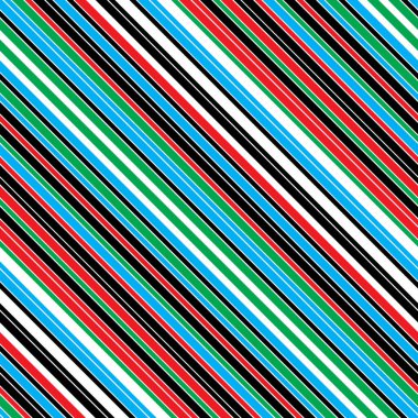 Eğimli renkli çizgileri olan pürüzsüz desen