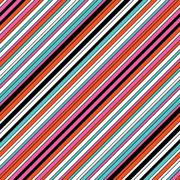 Modèle Sans Couture Avec Des Lignes Couleur Oblique — Image vectorielle