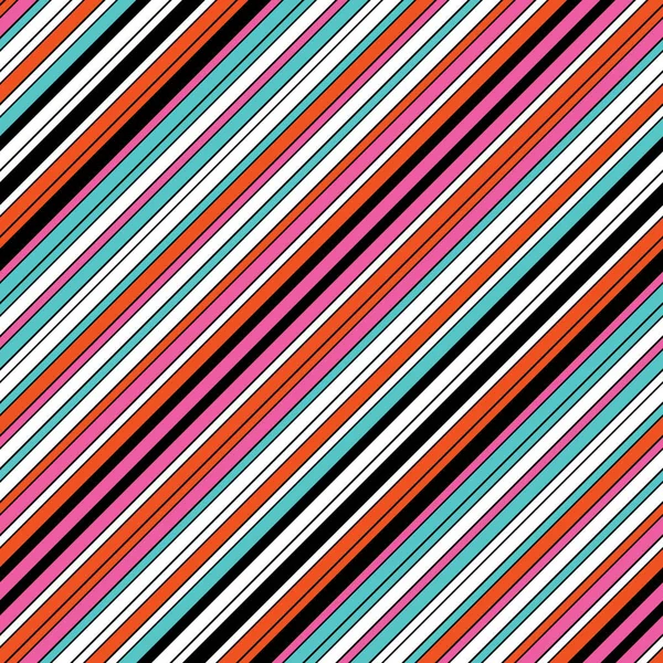 Modèle Sans Couture Avec Des Lignes Couleur Oblique — Image vectorielle