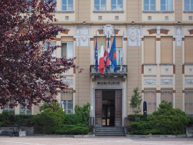 Settimo Torinese, İtalya - Mayıs 2018 yaklaşık: Belediye Binası