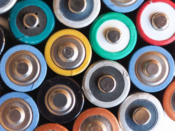 Molte Batterie Aka Double Dispositivi Elettronici — Foto Stock