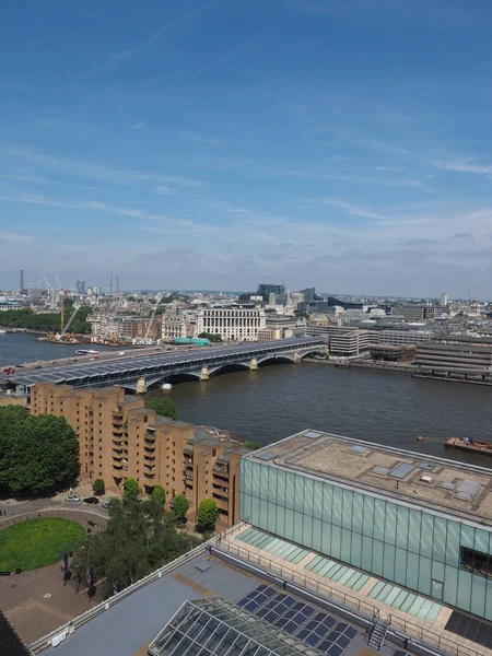 Londra, İngiltere thames Nehri panoramik manzaralı