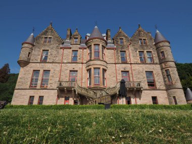 Belfast, İngiltere - Haziran 2018 yaklaşık: Belfast Castle mağara tepe üzerinde