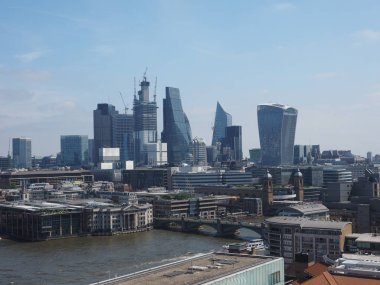 Londra şehir manzarası görünümünü