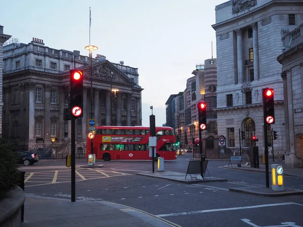 2018年6月 伦敦城市的看法在黄昏 — 图库照片