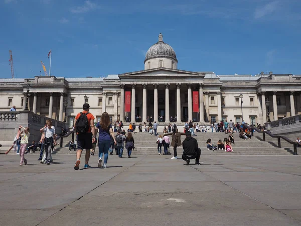 London Verenigd Koninkrijk Omstreeks Juni 2018 National Gallery Trafalgar Square — Stockfoto