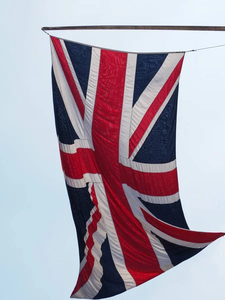 Flaga Narodowa Zjednoczonego Królestwa Alias Union Jack — Zdjęcie stockowe