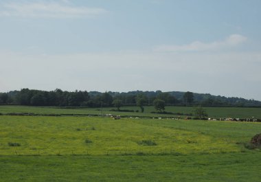 Belfast, Uk yakınındaki kırsal görünümü