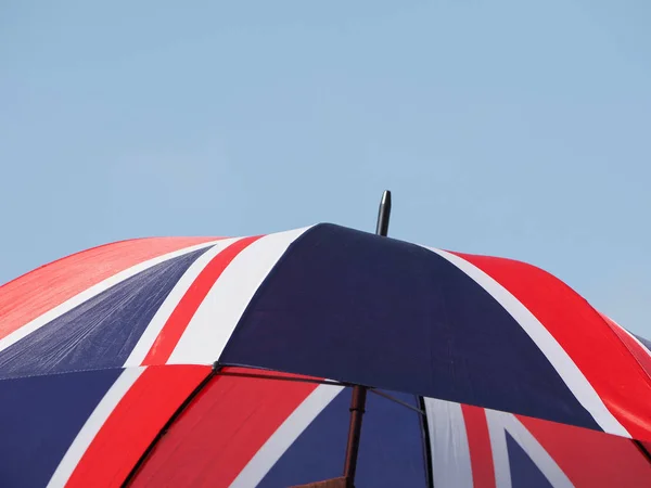 Paraguas Con Bandera Nacional Del Reino Unido Alias Union Jack —  Fotos de Stock