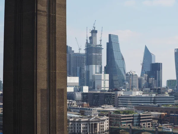 Vista Del Horizonte Ciudad Londres — Foto de Stock
