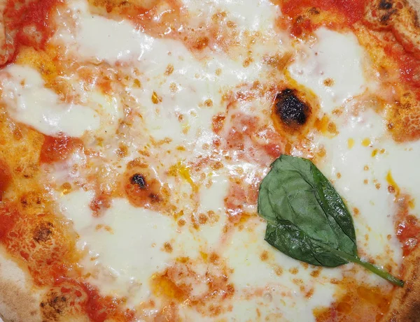 Margherita Aka Margarita Pizza Tradizionale Italiana — Foto Stock