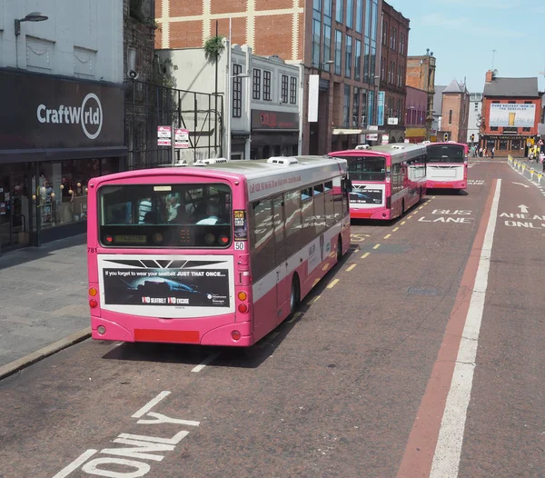 Belfast Circa Giugno 2018 Metro Bus Trasporto Pubblico — Foto Stock