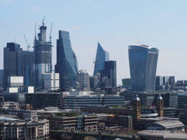 Londra şehir manzarası görünümünü