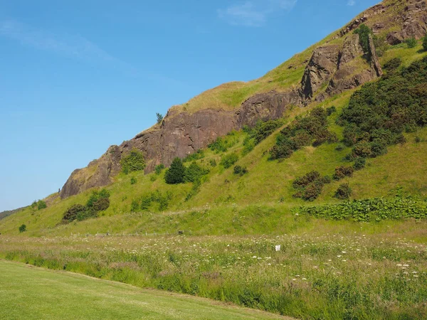 Arthur Seat Parque Holyrood Edimburgo Reino Unido — Foto de Stock