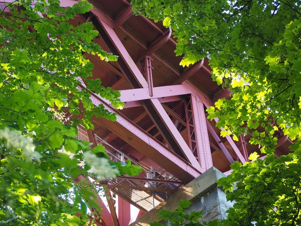 Vierte Brücke Freitragende Eisenbahnbrücke Über Das Firth Four Gebaut 1882 — Stockfoto