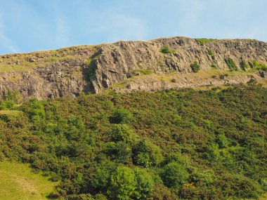 Arthur'un koltuk Holyrood Park Edinburgh, İngiltere