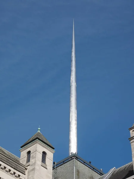 Anne Cathedral Auch Bekannt Als Belfast Cathedral Kirchturm Belfast — Stockfoto