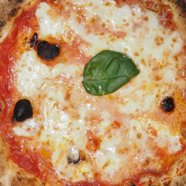 Margherita Aka Margarita Pizza Tradizionale Italiana — Foto Stock