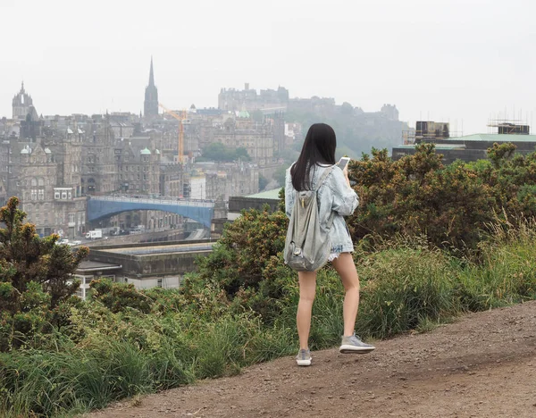 Calton Hill Haar Monumenten Edinburgh Verenigd Koninkrijk — Stockfoto