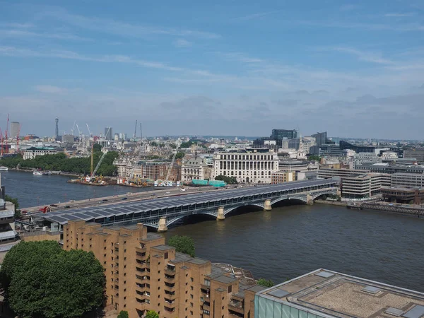 Vista Panorámica Del Río Támesis Londres Reino Unido —  Fotos de Stock