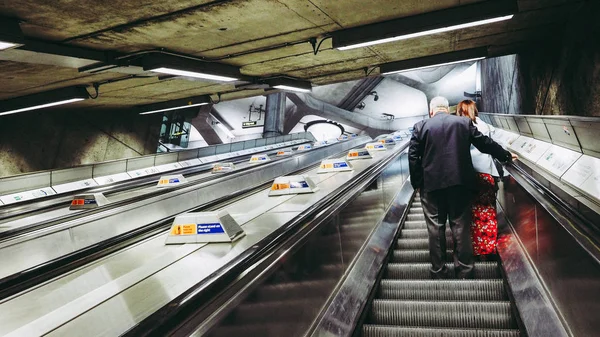 London Storbritannien Circa Juni 2018 Westminster Tunnelbanestation — Stockfoto