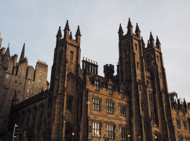Edinburgh, İngiltere - Haziran 2018 yaklaşık: Yeni üniversite için İlahiyat ve Din Bilimleri
