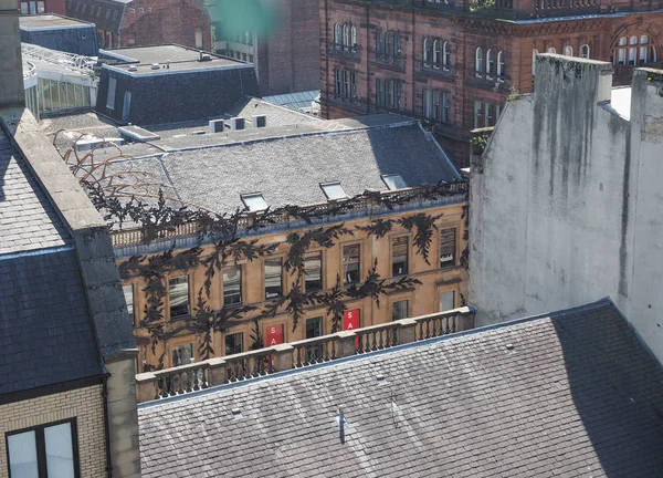 Aerial View City Glasgow — Stock Photo, Image