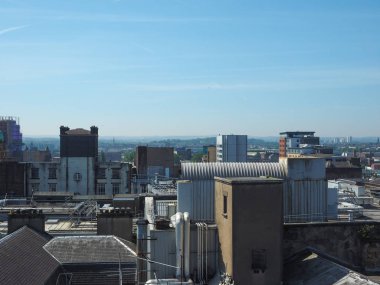 İngiltere 'nin Glasgow kentinin havadan görüntüsü