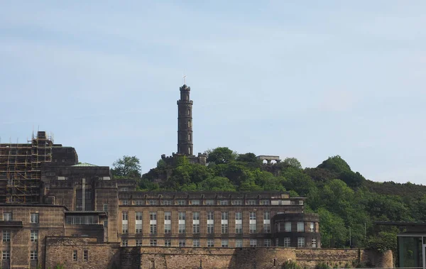 Calton Hill Und Seine Denkmäler Edinburgh — Stockfoto