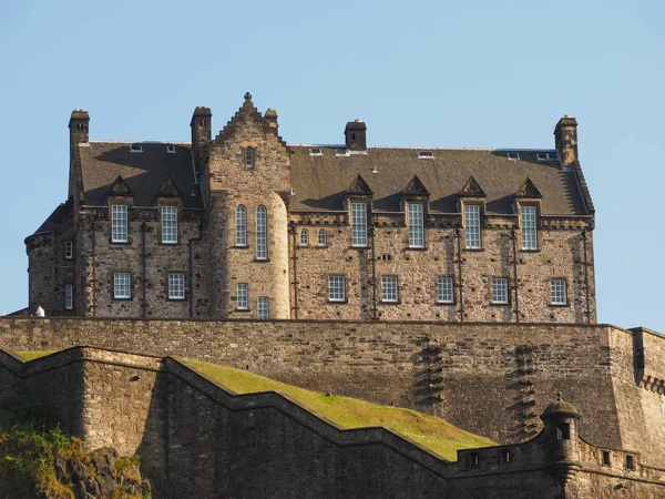 Edinburgh Castle Auf Dem Burgfelsen Edinburgh — Stockfoto