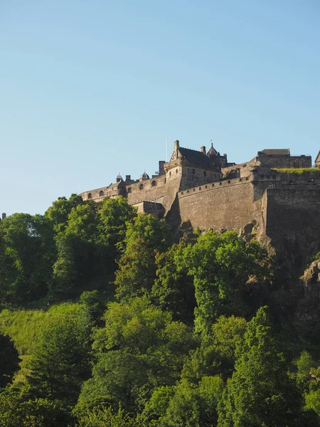 Edinburgh castle Castle Rock'da Edinburgh, İngiltere
