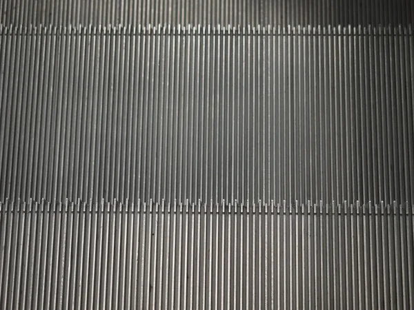 Стальные Ступени Лифта Станции Метро — стоковое фото