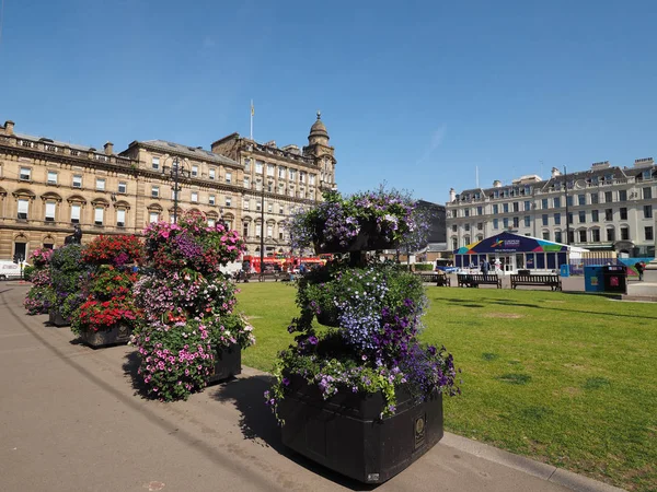 Glasgow Ngiltere Haziran 2018 Yaklaşık George Square — Stok fotoğraf