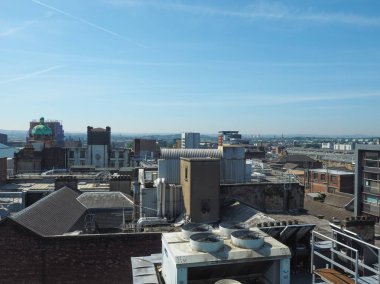 İngiltere 'nin Glasgow kentinin havadan görüntüsü