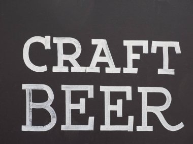 zanaat bira blackboard işareti bir pub