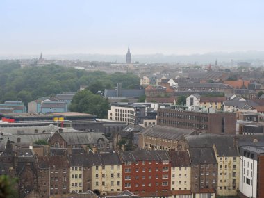 Edinburgh, İngiltere'de şehir görüntüsü