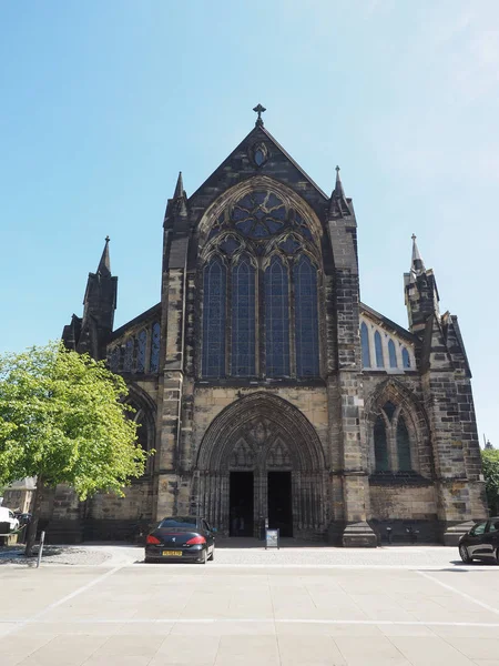 Glasgow, İngiltere - Haziran 2018 yaklaşık: Glasgow Katedrali aka yüksek Kirk veya St Kentigern veya St Mungo