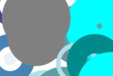 Soyut minimalist gri mavi illüstrasyon daireler arka plan olarak yararlı ile