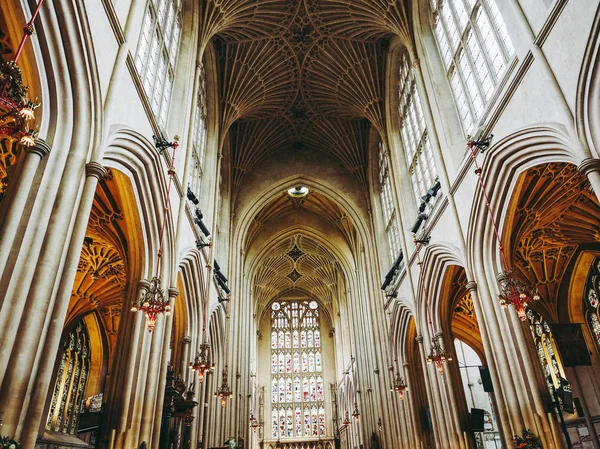 Bath Storbritannien Circa September 2016 Abbey Kyrkan Sankt Petrus Och — Stockfoto