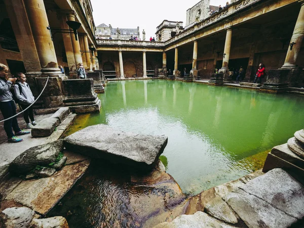 Bath Circa September 2016 Roman Baths Ancient Spa — Stock Photo, Image