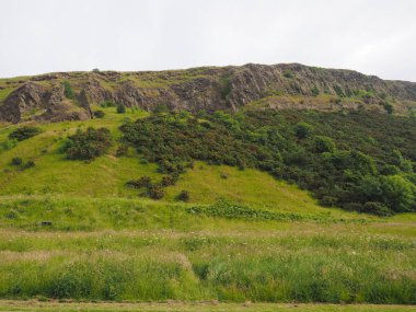 Arthur'un koltuk Holyrood Park Edinburgh, İngiltere