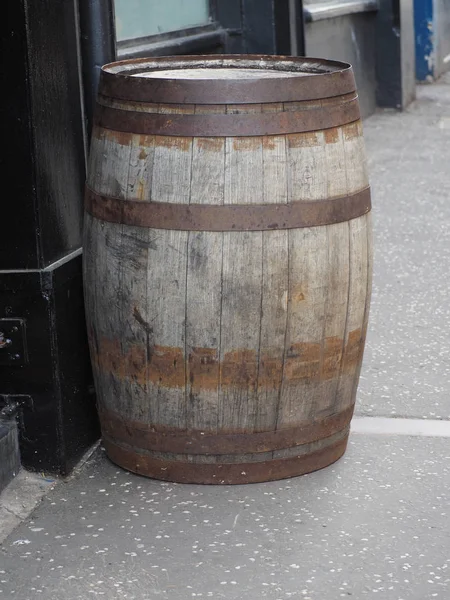 Barrica Madera Vieja Para Whisky Cerveza Vino — Foto de Stock