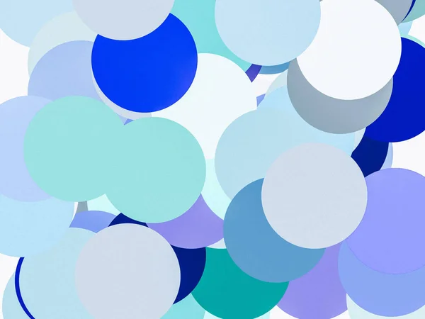 Texturierte Abstrakte Minimalistische Blaue Illustration Mit Kreisen Als Hintergrund — Stockfoto