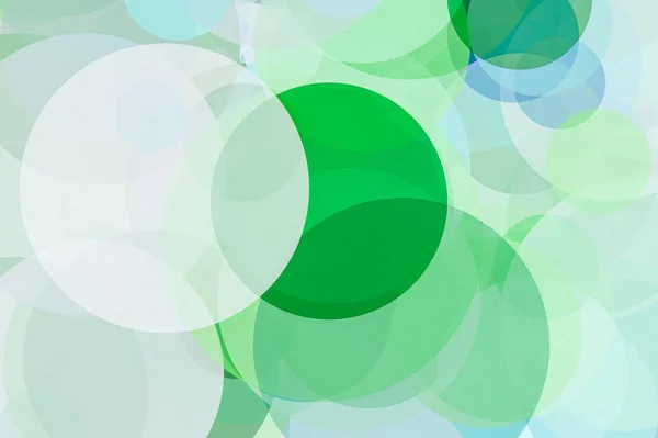 Textured Abstract Minimalist Green Blue Illustration Circles Useful Background — Stock Photo, Image