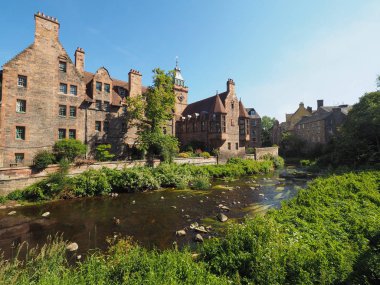 Edinburgh, İngiltere'de Dean Köyü (eski adıyla Leith su köyü)