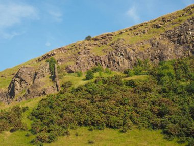 Arthur'un koltuk Holyrood Park Edinburgh, İngiltere