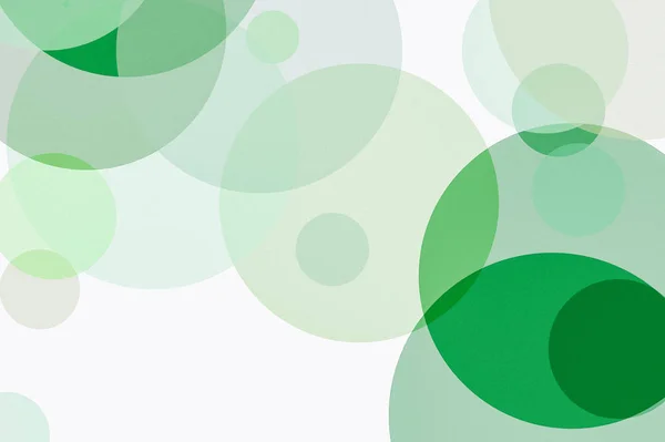 Texturierte Abstrakte Minimalistische Grüne Illustration Mit Kreisen Als Hintergrund — Stockfoto